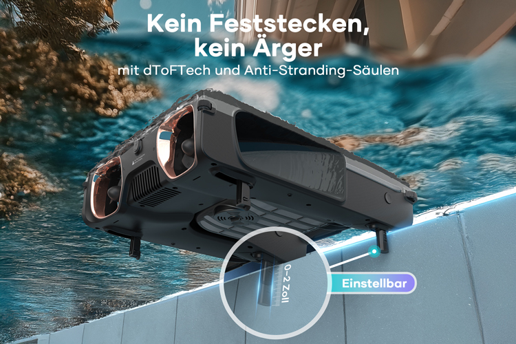 Aiper Surfer S2 - Anti Stranding Design