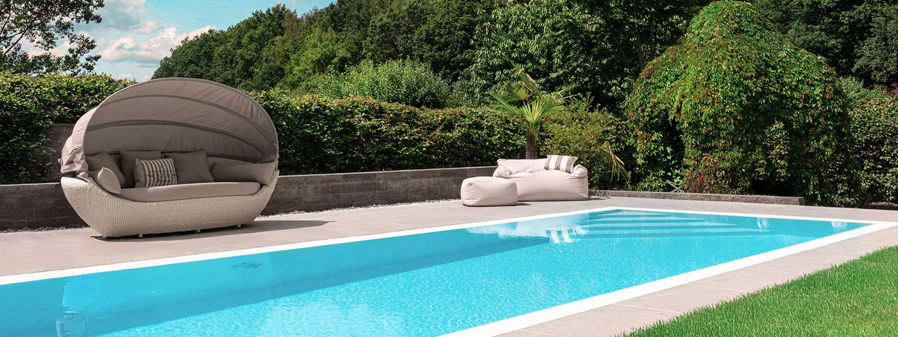 Überlaufpool - für das Urlaubsfeeling zu Hause