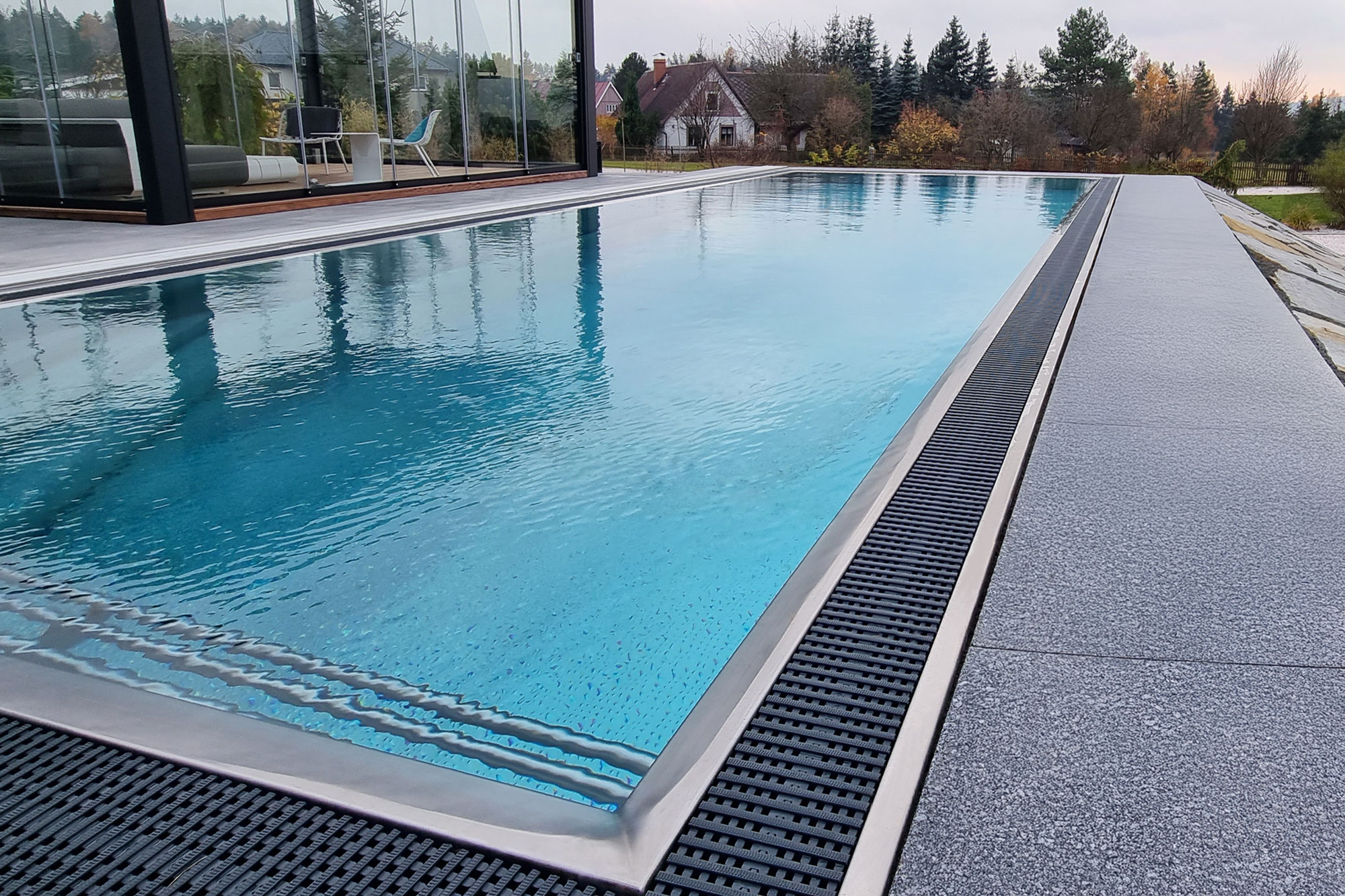 Überlaufpool Edelstahl Überlaufpool Edelstahl