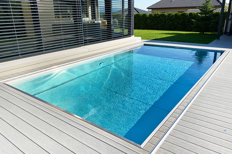 Edelstahlpool