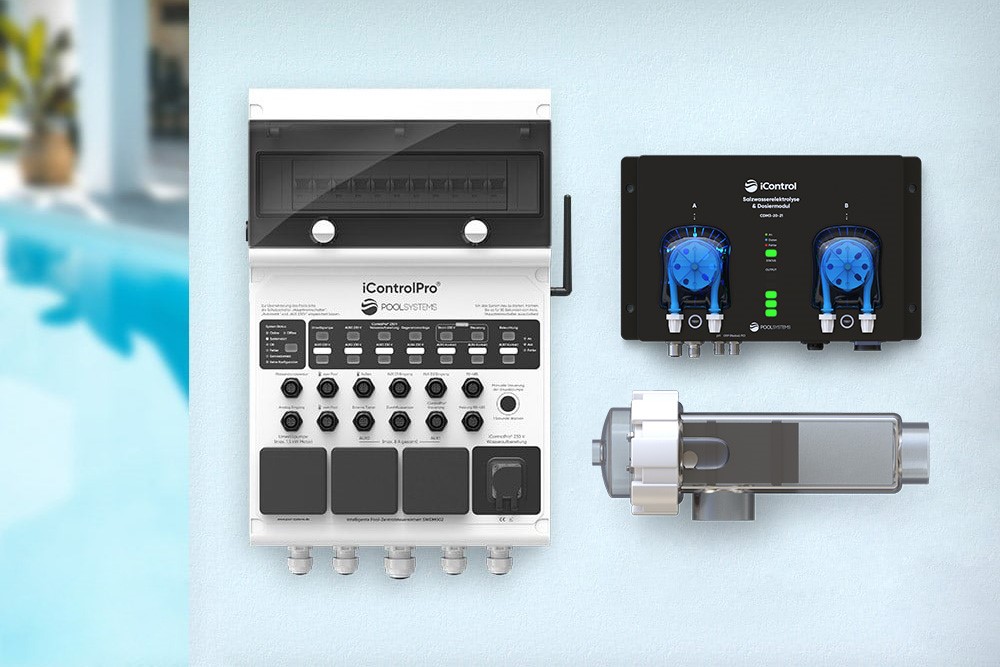 intelligente Poolsteuerung icontrol mit Salzwasserelektrolyse intelligente Poolsteuerung icontrol mit Salzwasserelektrolyse