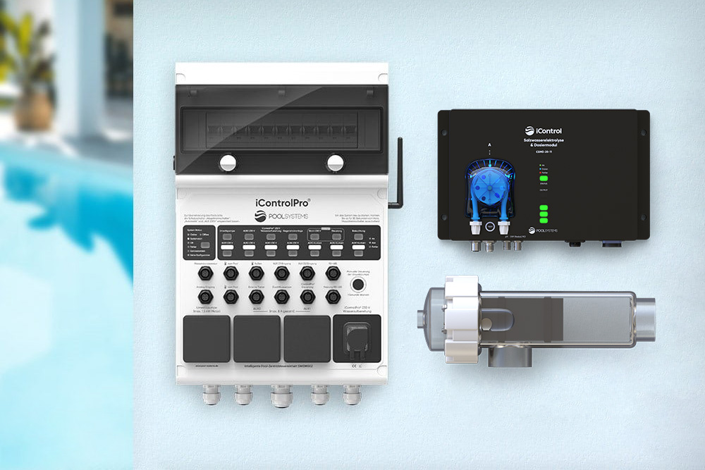 intelligente Poolsteuerung icontrol mit Salzwasserelektrolyse intelligente Poolsteuerung icontrol mit Salzwasserelektrolyse