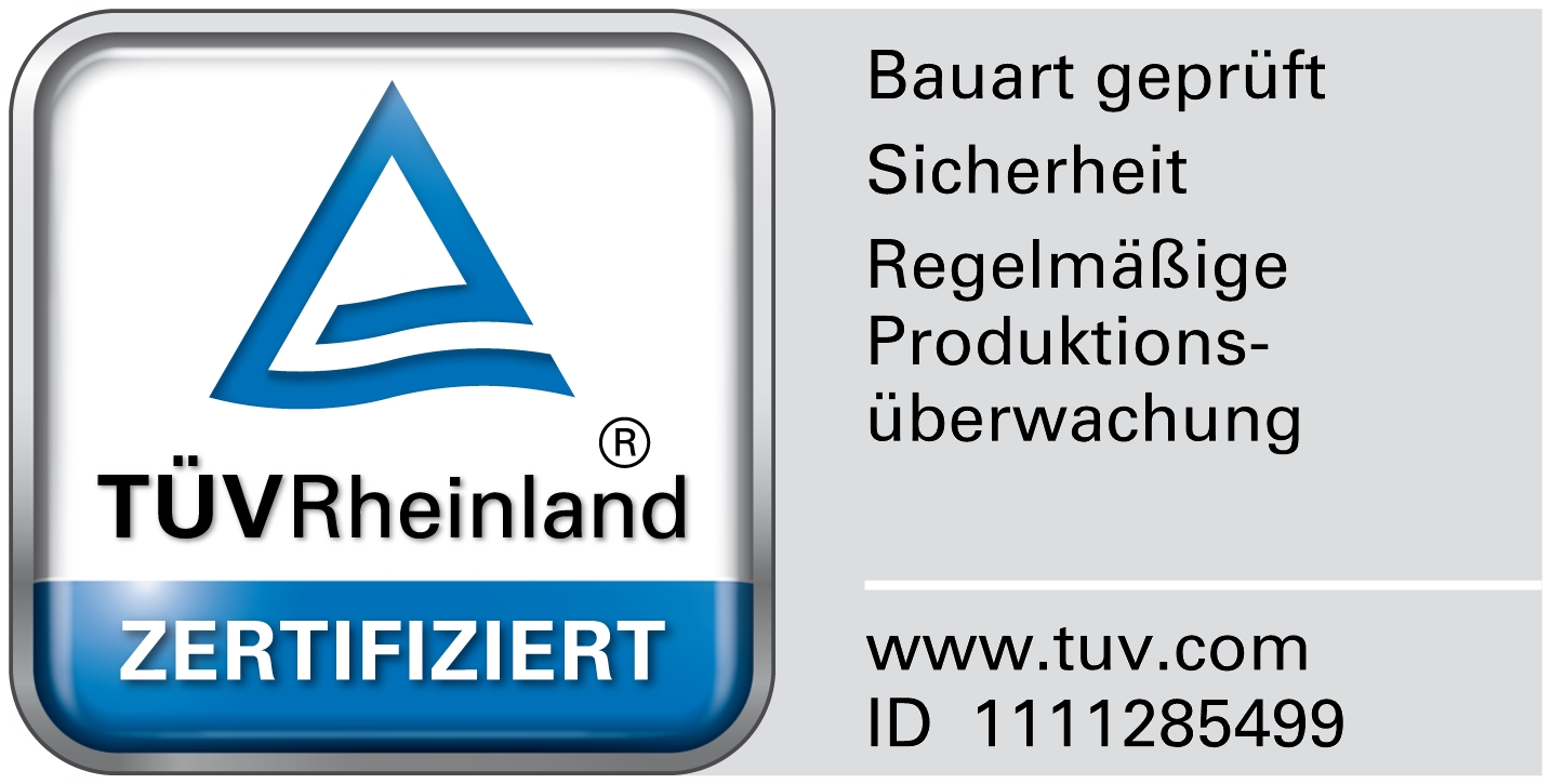 TÜV Rheinland Zertifikat
