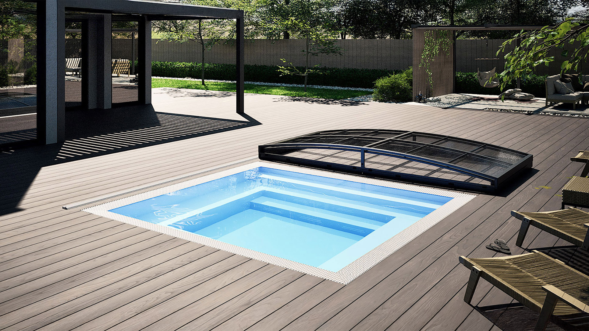 Pool  für kleinen Garten