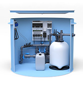  Pool-Technikschacht iControlPro Chlor - ohne Gegenstromanlage - ab 8.490 € 