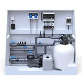  Pool-Technikwand iControlPro Chlor - ohne Gegenstromanlage - ab 8.490 € 