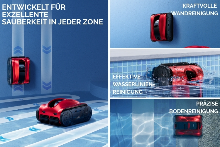 iGraden K 150 Poolroboter - 15h Akkulaufzeit