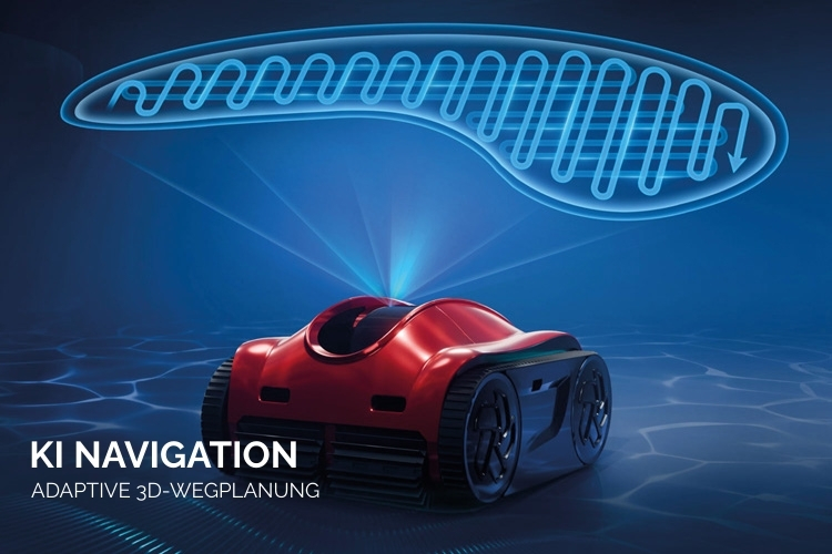 iGarden K 150 Poolroboter - KI Navigation