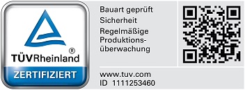 TÜV Rheinland Zertifikat